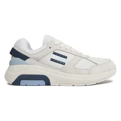 Sneakersy Tommy Jeans Tjw Runner Combined EN0EN02512 Écru