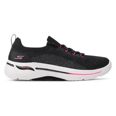 Sneakersy Skechers Go Walk Arch Fit 124863/BKHP Černá