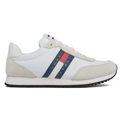 Sneakersy Tommy Jeans Tjm Runner Casual Ess EM0EM01351 Bílá