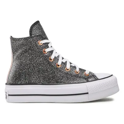 Plátěnky Converse Ctas Lift Hi A01301C Šedá