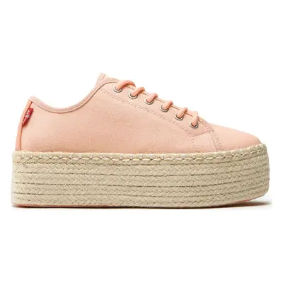 Espadrilky Levi's® 234195-733-75 Oranžová