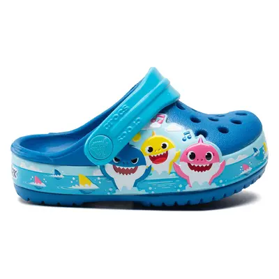 Nazouváky Crocs Crocsflbaby Shark Band Clog T 207066 Modrá