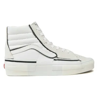 Sneakersy Vans Sk8-Hi Reconstruct VN0005UKW001 Bílá