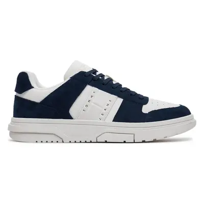 Sneakersy Tommy Jeans The Brooklyn Suede EM0EM01371 Tmavomodrá