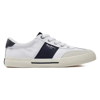 Sneakersy Pepe Jeans Kenton Strap M PMS31042 Bílá