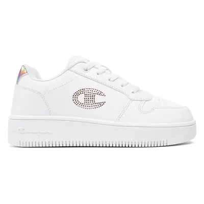 Sneakersy Champion Rebound Platform Glitter G Gs Low Cut Shoe S32872-CHA-WW008 Bílá