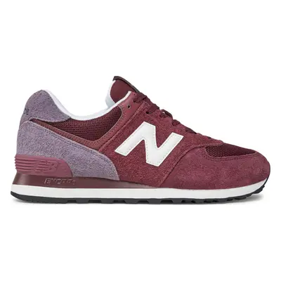 Sneakersy New Balance U574ABO Bordó