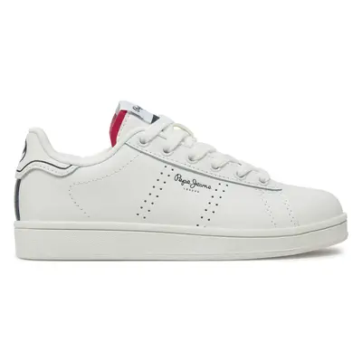 Sneakersy Pepe Jeans Player Basic B PBS00001 Bílá