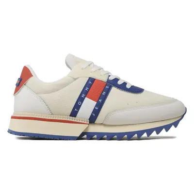 Sneakersy Tommy Jeans Tjm Runner Translucent EM0EM01219 Béžová