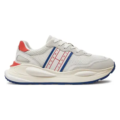 Sneakersy Tommy Jeans Tjm Fashion Runner EM0EM01221 Bílá