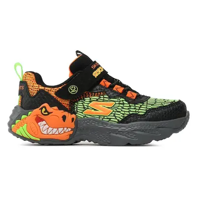 Sneakersy Skechers Dino Lights 400615L/BKOR Černá