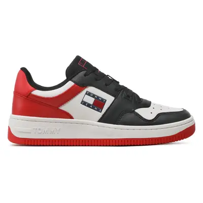 Sneakersy Tommy Jeans Basket Leather EM0EM01162 Barevná