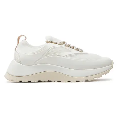 Sneakersy Calvin Klein Runner Lace Up Caging HW0HW01900 Bílá