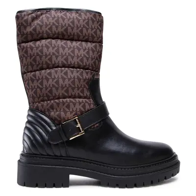 Polokozačky MICHAEL Michael Kors Layton Bootie 40F2LTFE5Y Černá