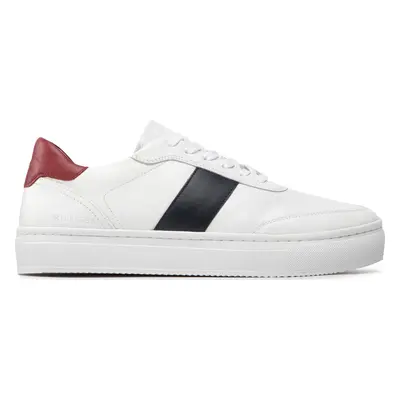 Sneakersy Tommy Hilfiger Premium Cupsole Stripe FM0FM04284 Bílá