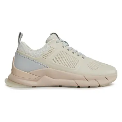 Sneakersy Calvin Klein Lace Up Runner - Caged HW0HW01996 Écru