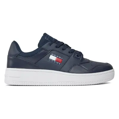 Sneakersy Tommy Jeans Tjm Retro Basket Ess EM0EM01395 Tmavomodrá