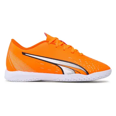 Boty na fotball Puma Ultra Play It Jr 107237 01 Oranžová