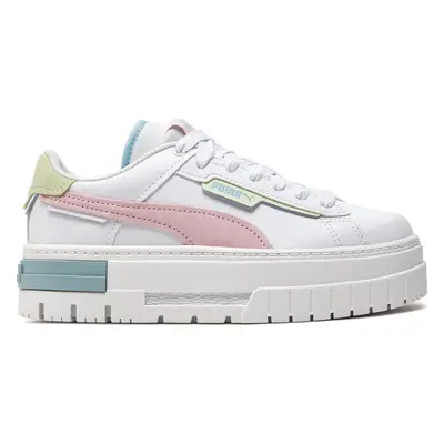 Sneakersy Puma Mayze Crashed Jr 396576-04 Bílá