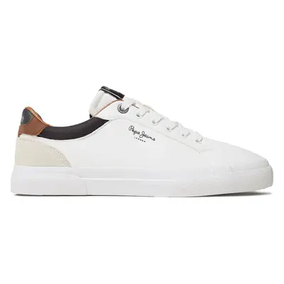 Sneakersy Pepe Jeans Kenton Court PMS30839 Bílá