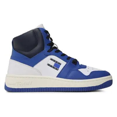 Sneakersy Tommy Jeans Mid Cut Basket EM0EM01164 Modrá