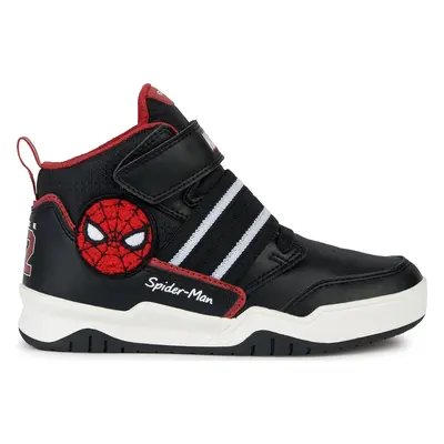 Sneakersy Geox SPIDER-MAN J Perth Boy J367RD 05411 C0048 S Černá