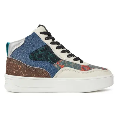 Sneakersy Desigual 23WSKA03 Modrá