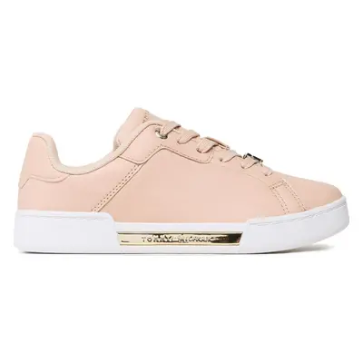 Sneakersy Tommy Hilfiger Court Sneaker Golden Th FW0FW07116 Růžová