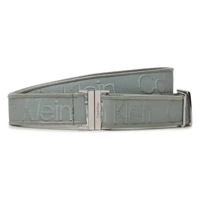 Dámský pásek Calvin Klein Gracie Logo Jacquard Belt 3.0 K60K611922 Šedá