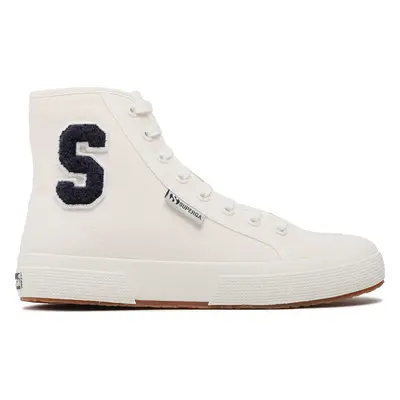 Plátěnky Superga 2295 Cotton Terry Patch S21321W Bílá