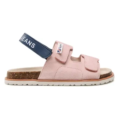 Sandály Pepe Jeans Berlin Girl Strap PGS90179 Růžová