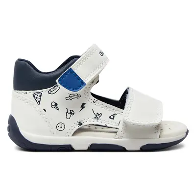 Sandály Geox B Sandal Tapuz Boy B450XB 000BC C0293 Bílá