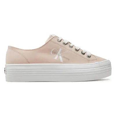 Tenisky Calvin Klein Jeans Vulc Flatform Essential Mono YW0YW01030 Růžová