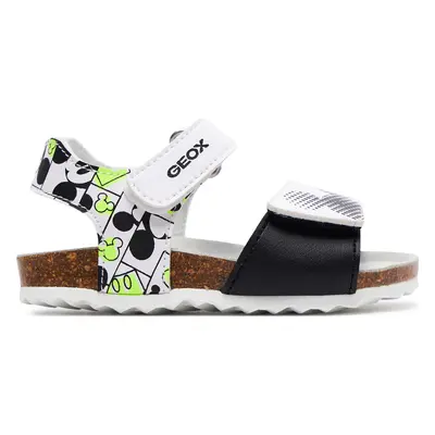 Sandály Geox B Sandal Chalki Boy B152QC 000BC C0552 M Bílá