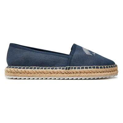 Espadrilky Tommy Jeans Tjw Varsity Espadrille EN0EN02470 Tmavomodrá