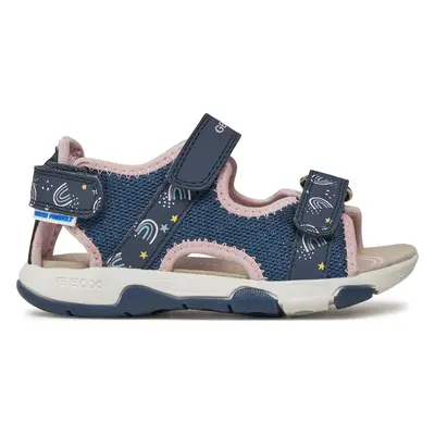 Sandály Geox B Sandal Multy Girl B450DA 0ASCE CF48T S Tmavomodrá