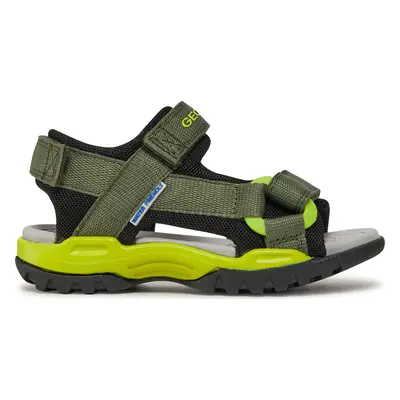 Sandály Geox J Borealis Boy J450RE 01411 C0914 M Khaki