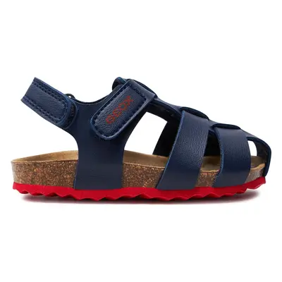 Sandály Geox B Sandal Chalki Boy B452QA 000BC C0735 M Tmavomodrá