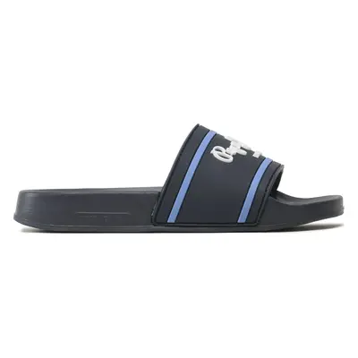 Nazouváky Pepe Jeans Slider Logo B PBS70054 Tmavomodrá