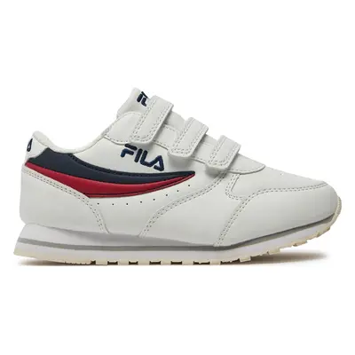 Sneakersy Fila Orbit Velcro Low Kids 1010785.98F Bílá