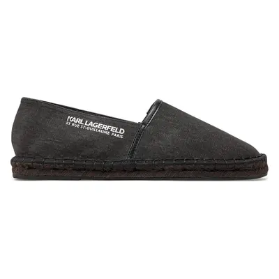 Espadrilky KARL LAGERFELD KL70119 Černá