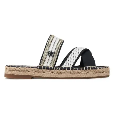 Espadrilky Tommy Hilfiger Golden Webbing Sandal FW0FW07096 Tmavomodrá