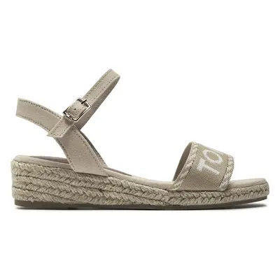 Espadrilky Tommy Hilfiger Rope Wedge Sandal T3A7-33287-0890 M Béžová