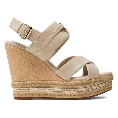 Espadrilky U.S. Polo Assn. Aylin016 Béžová