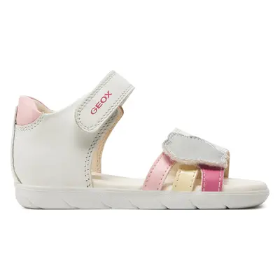 Sandály Geox B Sandal Alul Girl B451YA 085NF C0653 S Bílá