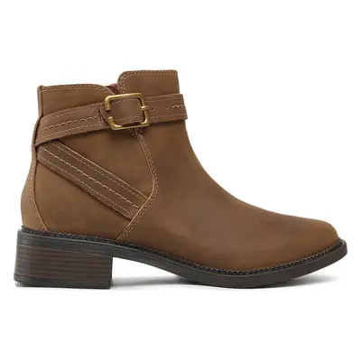 Polokozačky Clarks Maye Strap 261680794 Hnědá