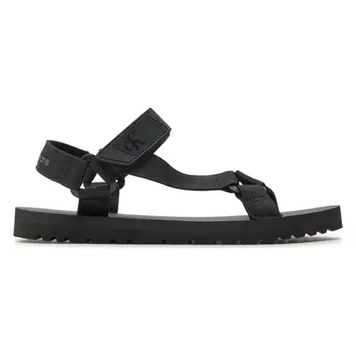 Sandály Calvin Klein Jeans Sandal Velcro Rp In Btw YM0YM00944 Černá