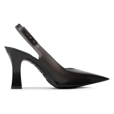 Sandály Melissa Slingback Heel + Larroude 33606 Černá