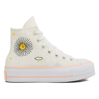 Plátěnky Converse Chuck Taylor All Star Lift A03516C Écru