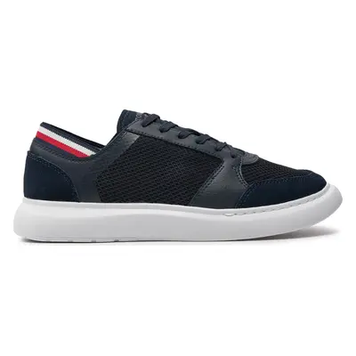 Sneakersy Tommy Hilfiger Lightweight Cup Seasonal Mix FM0FM04961 Tmavomodrá